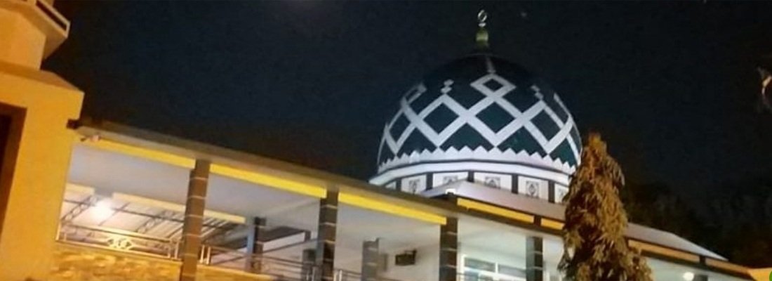 Foto Masjid Al-Barokah malam
