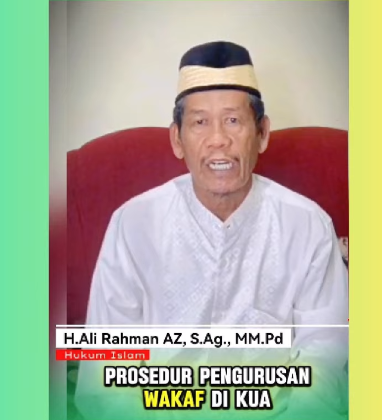 Prosedur Pengurusan Wakaf DI KUA